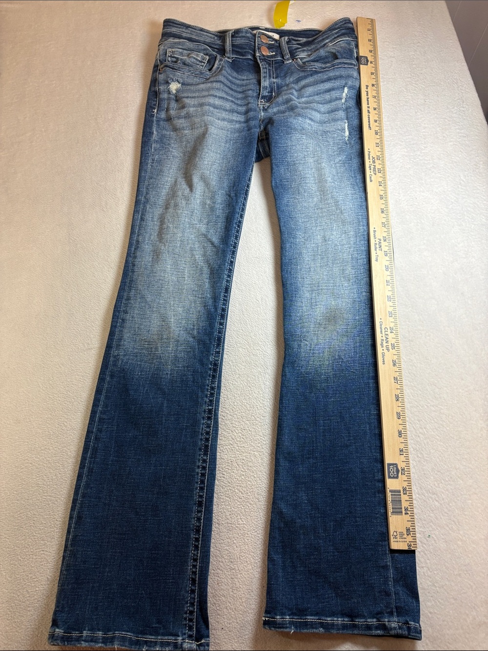 BKE Women’s Blue Flare Jeans - Mid Wash